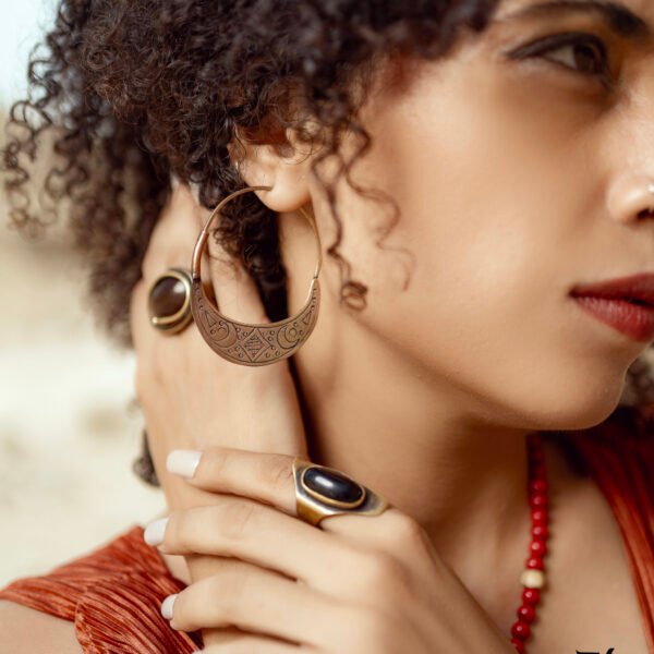 handmade Italian silver earrings