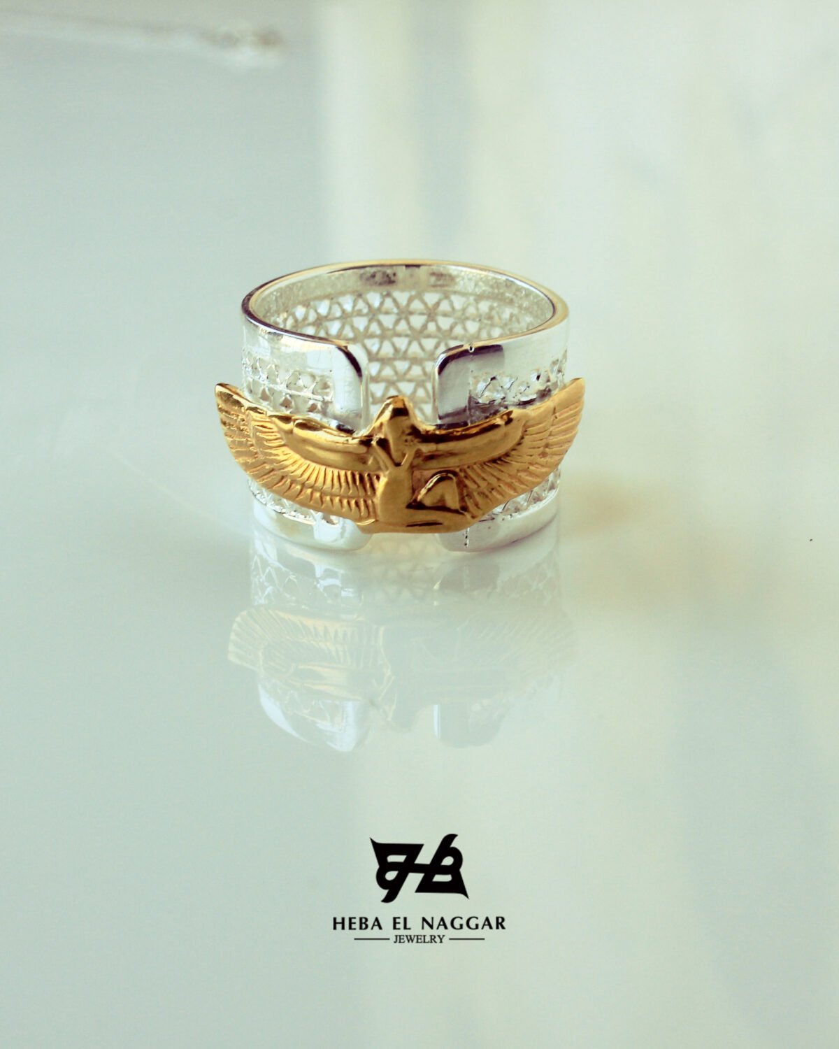Isis Silver ring