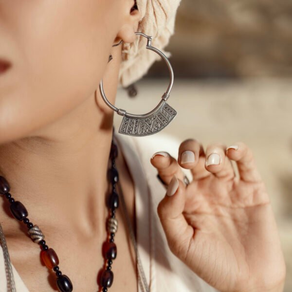 handmade Italian silver earrings