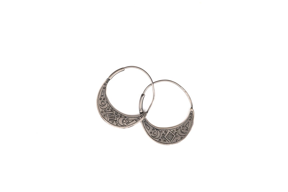 handmade Italian silver earrings
