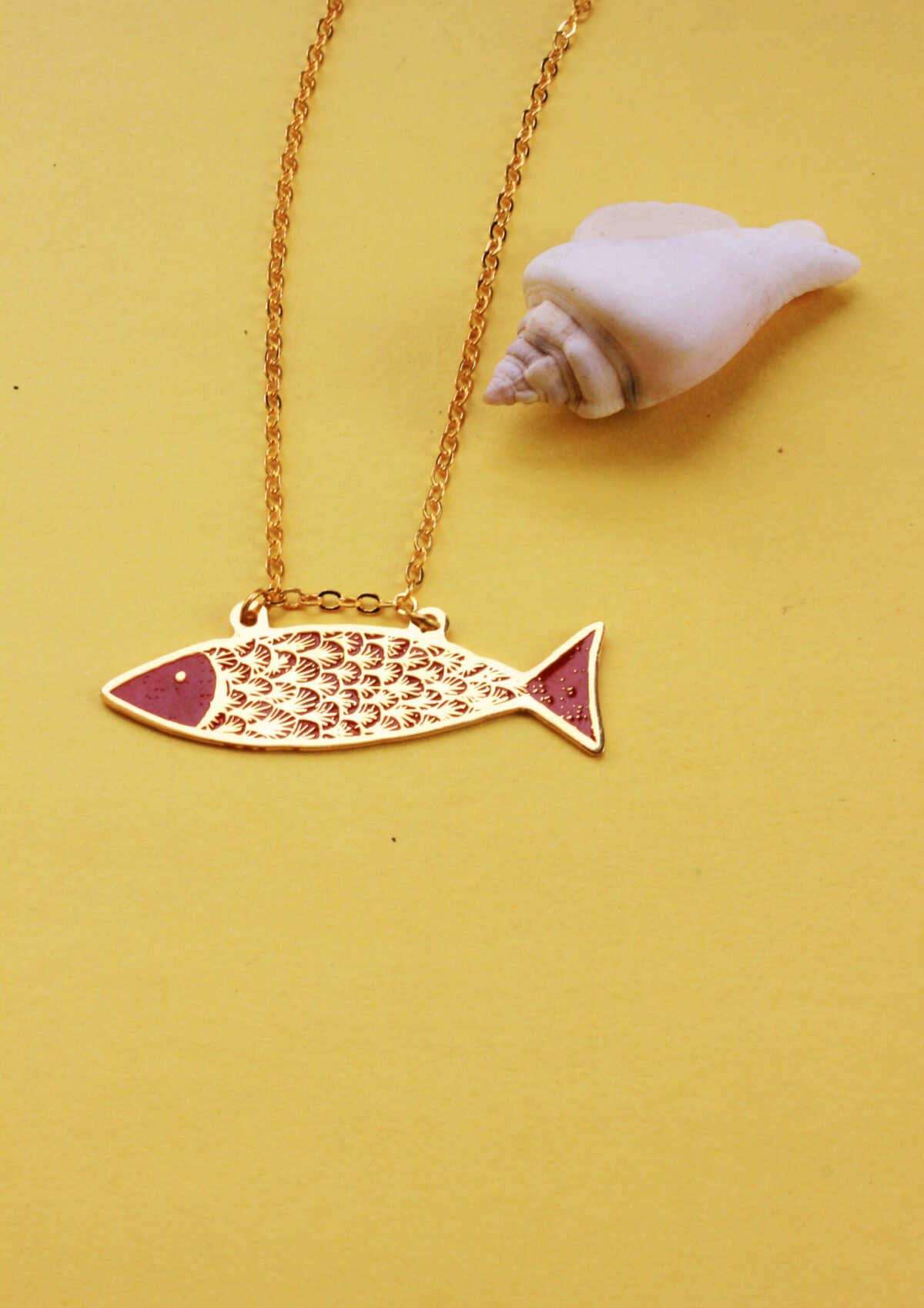 Red Sardina Necklace