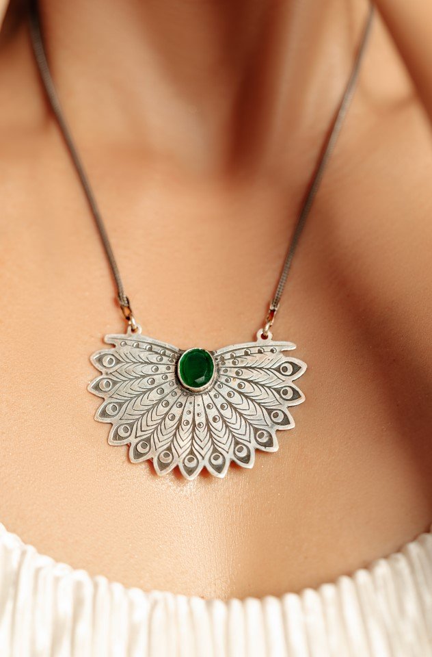 Heart of Vision Necklace modern silver in egypt