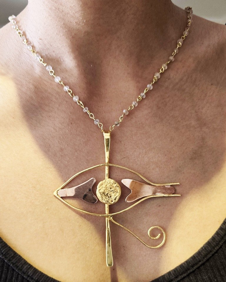 The Protective Eye necklace in Egypt